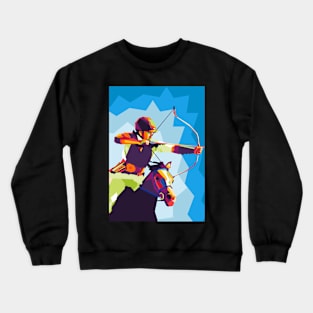 horseback archery Crewneck Sweatshirt